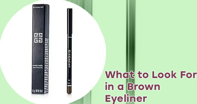 Bronze eyeliner pencil