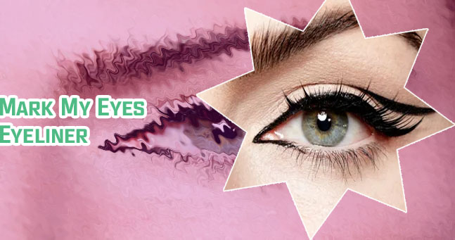 Eye with eyeliner