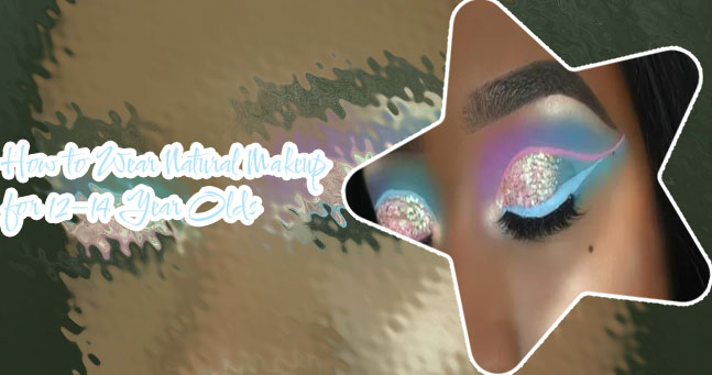 Natural makeup looks with glitter