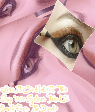 Pencil eyeliner look