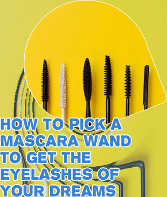 Skinny disposable mascara wand