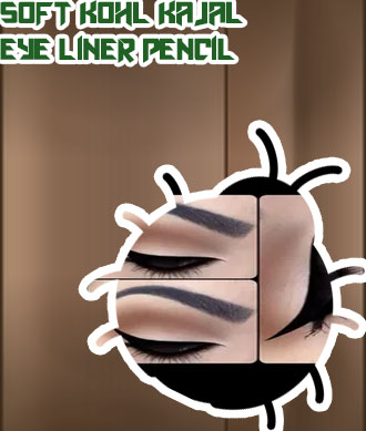 Soft brown eyeliner